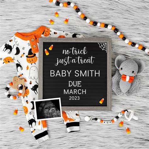 halloween pregnancy announcement|cute halloween baby announcements.